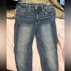 American Eagle Hi-Rise Jeggings. Size 8 Long